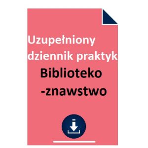 uzupelniony-dziennik-praktyk-bibliotekoznawstwo-przyklad