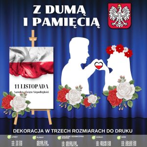 Dekoracja na Narodowe Święto Niepodległości – 3 rozmiary (kobieta i mężczyzna) (4)