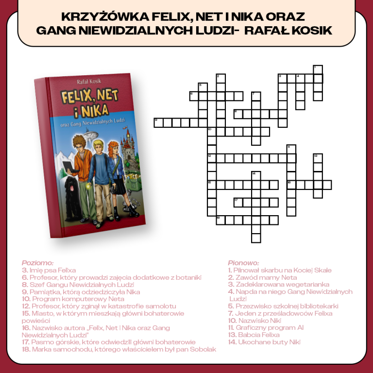 Lapbook - Felix, Net i Nika oraz Gang Niewidzialnych Ludzi - 2025