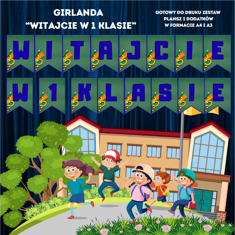 napis-witajcie-w-1-klasie-do-druku (1)