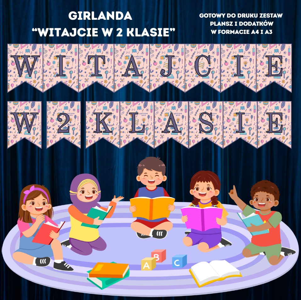 napis-witajcie-w-2-klasie-do-druku (2)