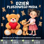 Dekoracja na Światowy Dzień Pluszowego Misia (dziewczynka i miś) (1)