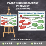 dobro-zamiast-przemocy-plakat-sketchnotka