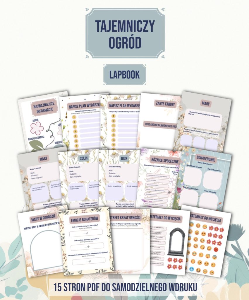 Lapbook TAJEMNICZY OGR D Do Druku PDF 2026 lapbook-tajemniczy-ogr-d-do-druku-pdf-2026