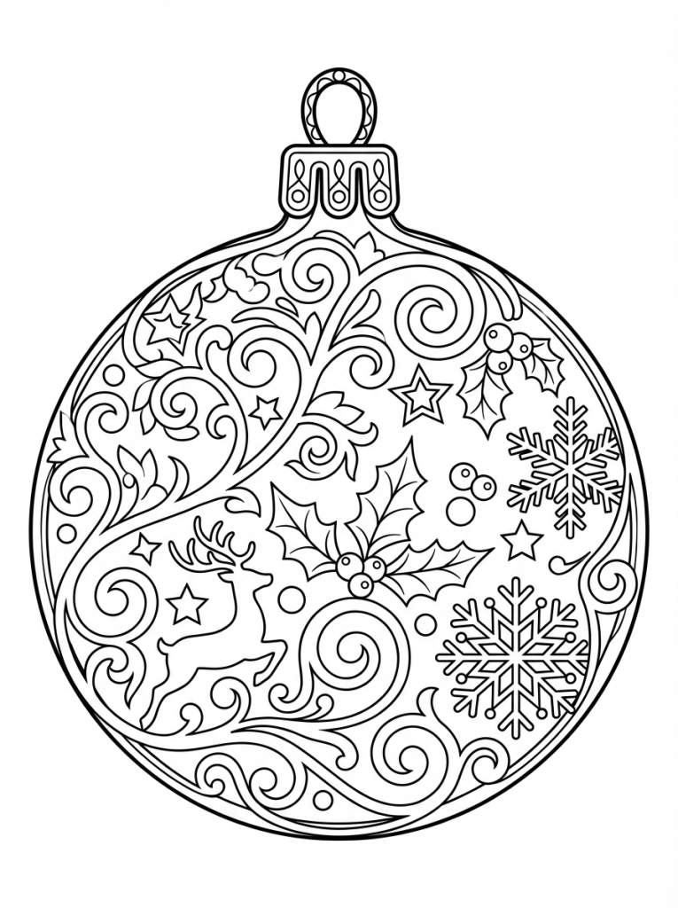 duża bombka bożonarodzeniowa do kolorowania (1)