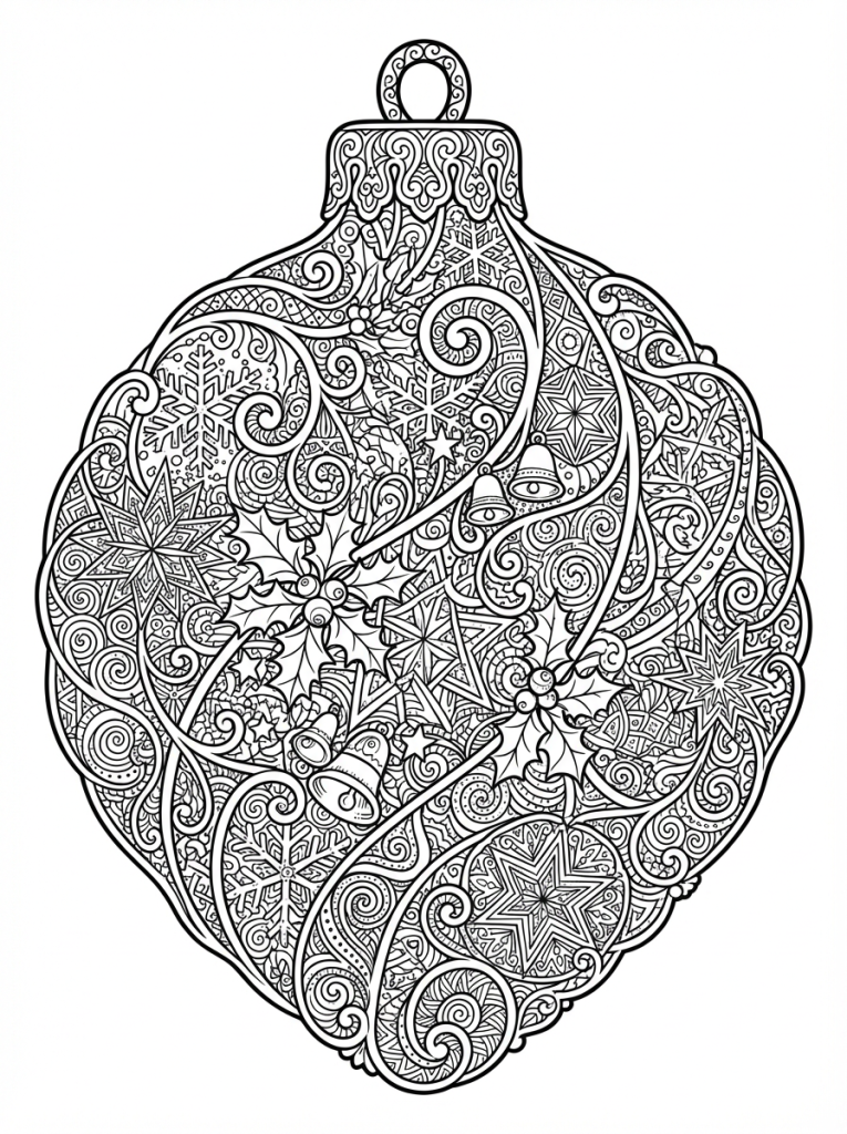 duża bombka choinkowa do kolorowania (2)