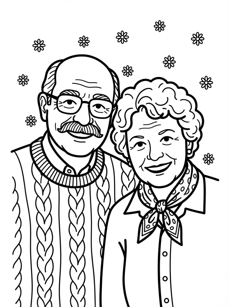 PORTRET BABCI I DZIADKA (1)