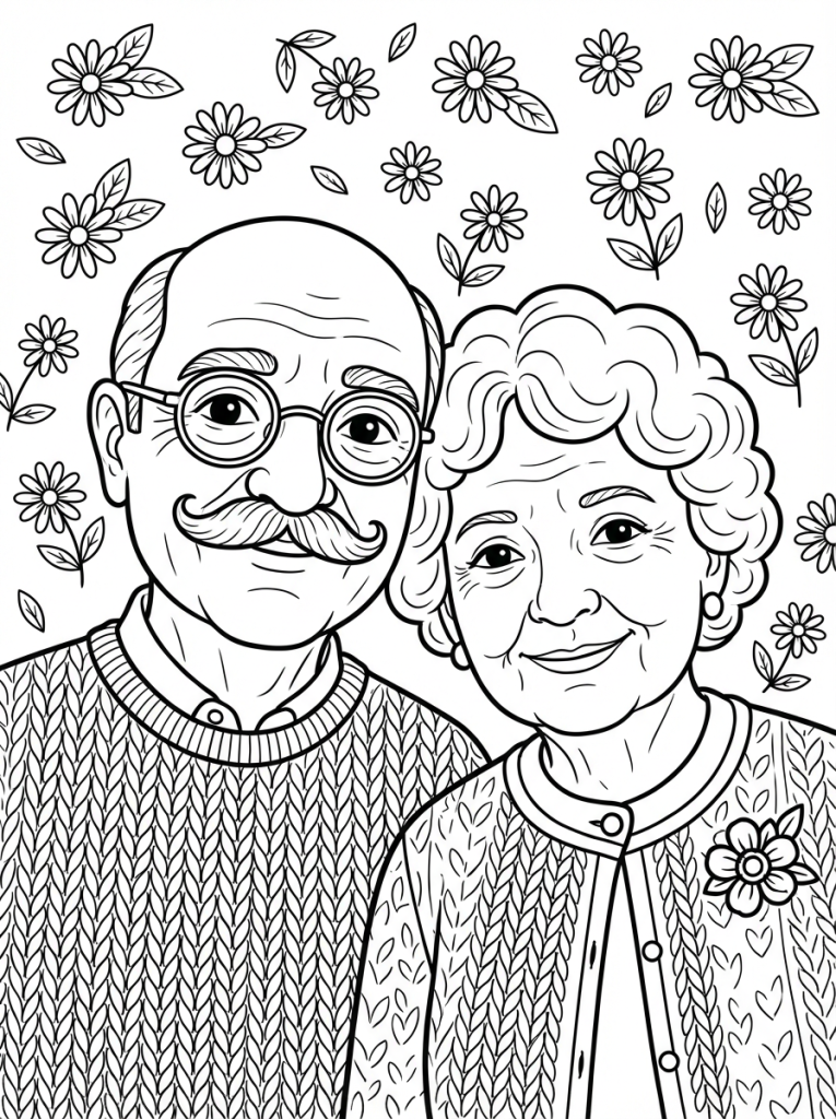 PORTRET BABCI I DZIADKA (2)