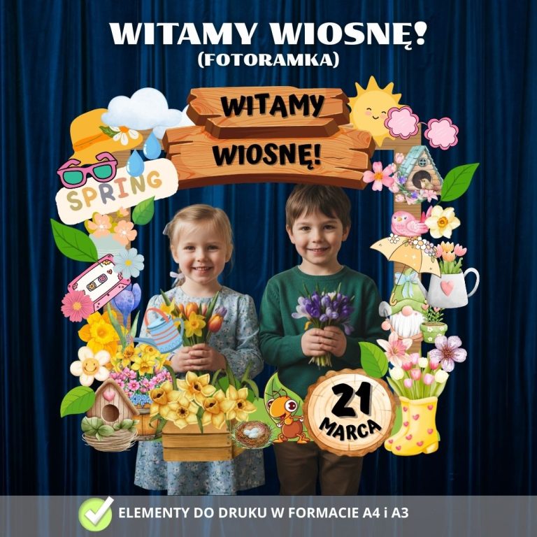 FOTORAMKA Pierwszy Dzie Wiosny PDF Do Druku 2026 FOTORAMKA Pierwszy Dzie Wiosny PDF Do Druku 2026