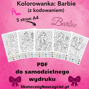 kolorowanka-barbie-z-kodowaniem-5-sztuk-a4