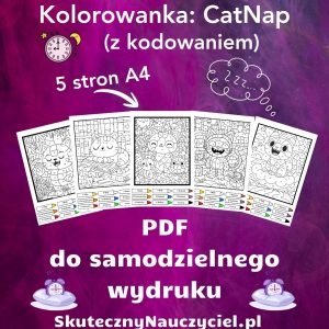 kolorowanka-catnap-z-kodowaniem-5-sztuk-a4