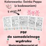 kolorowanka-swinka-peppa-z-kodowaniem-5-sztuk-a4