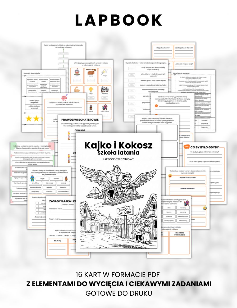 lapbook-kajko-i-kokosz-az-15-kart-pdf