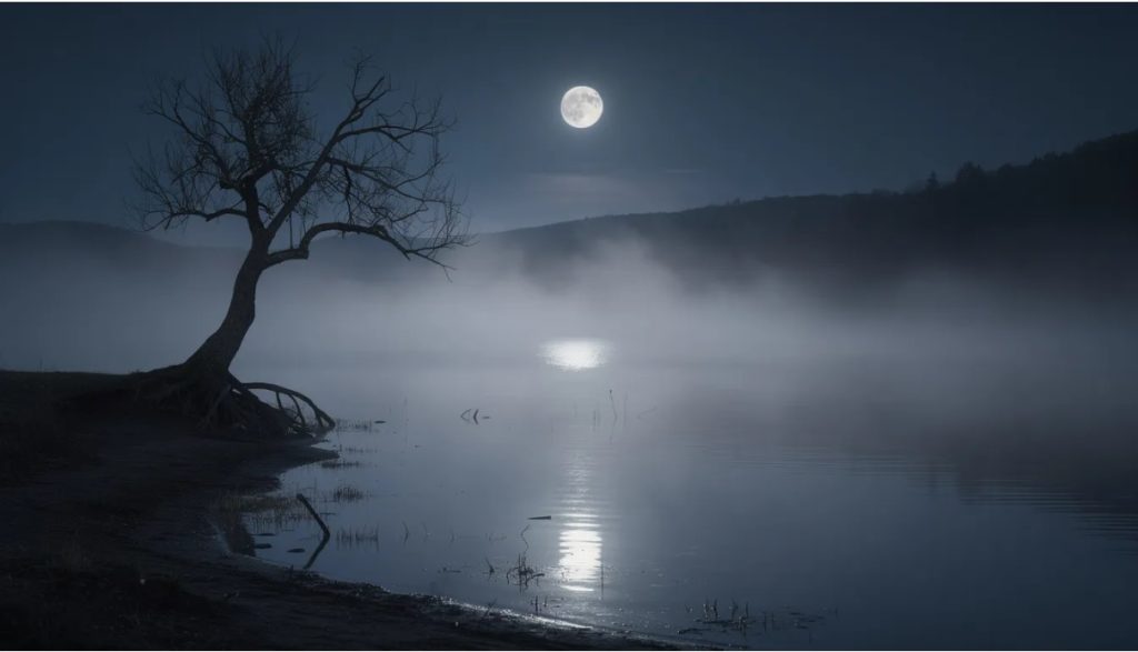 Mgliste jezioro Świtezianka