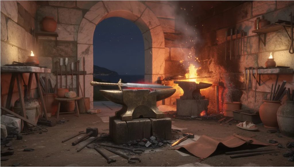 Starożytna grecka kuźnia