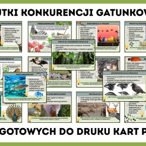 Skutki konkurencji gatunkowej - gazetka