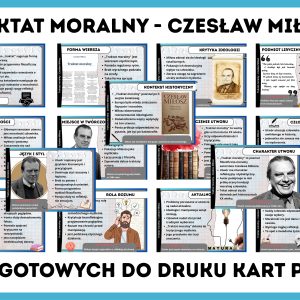 Traktat moralny - Czesław Miłosz - gazetka szkolna