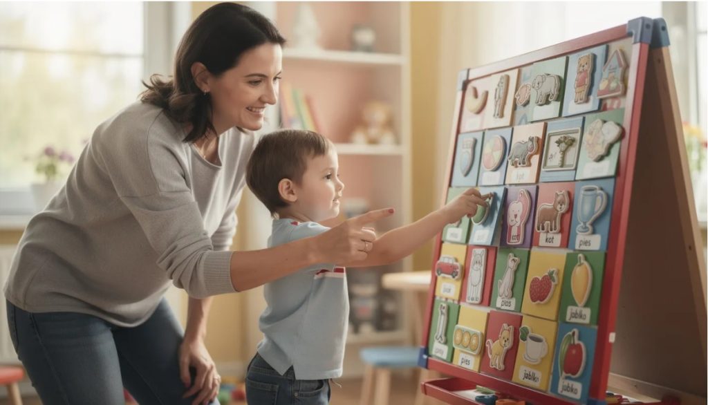 Obrazkowy plan dnia dla przedszkolaka