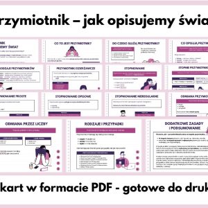 Przymiotnik - jak opisujemy swiat - gazetka szkolna