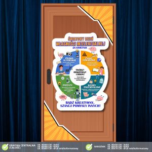 Światowy Dzień Własności Intelektualnej - dekoracja na drzwi (3)