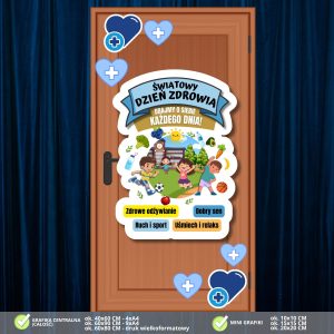 Światowy Dzień Zdrowia – dekoracja na drzwi pełne dobrej energii! (4)
