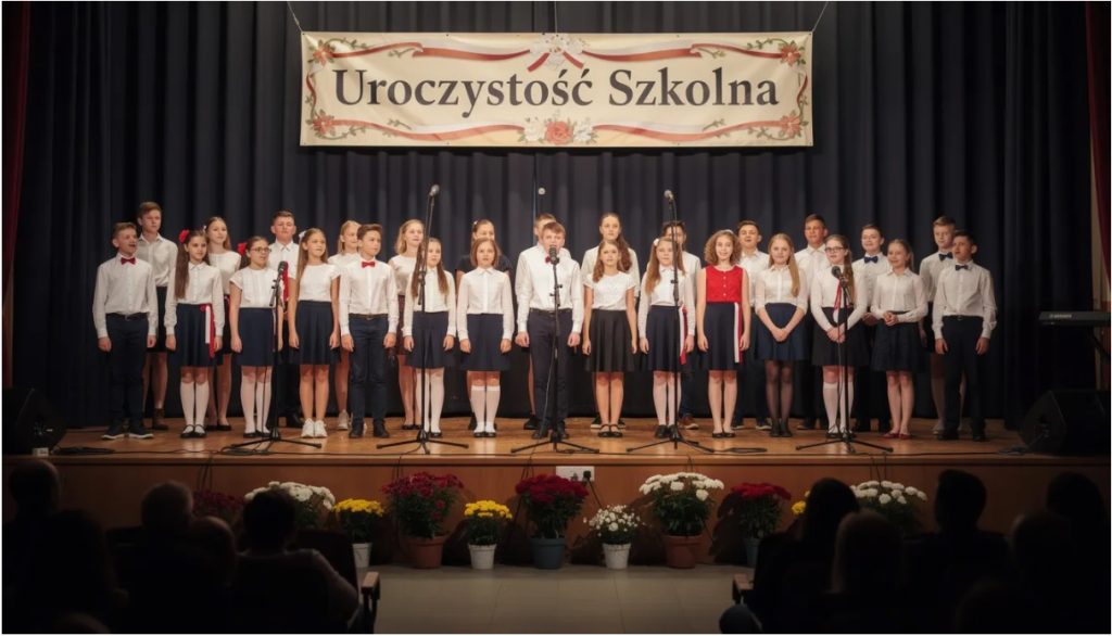 Uroczystość szkolna z okazji jubileuszu szkoły