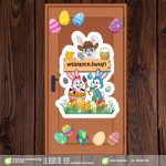 Wielkanocna radosna kraina – dekoracja na drzwi pełne świątecznego blasku! (4)