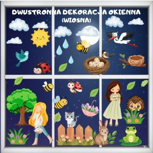 wiosenne dekoracje na okna w przedszkolu szablony do druku (2)