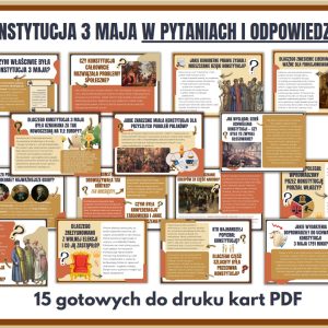 Konstytucja 3 Maja w pytaniach i odpowiedziach - gazetka szkolna