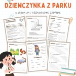 Test z lektury Dziewczynka z parku – 6 stron A4 (PDF) sprawdzian