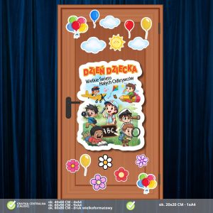 Dzień Dziecka – dekoracja na drzwi (PDF do druku) (5)