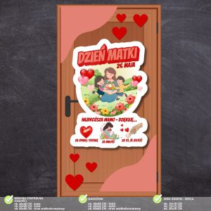Dzień Matki – dekoracja na drzwi (PDF do druku) (3)