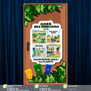 Dzień bez Śmiecenia – dekoracja na drzwi (2 rozmiary) (5)