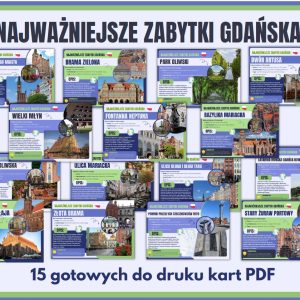 Najważniejsze zabytki Gdańska – gazetka szkolna – prezentacja PDF