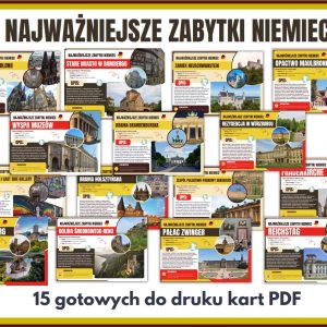 Najważniejsze zabytki Niemiec - gazetka szkolna – prezentacja PDF