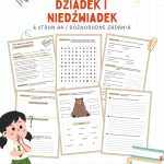 Sprawdzian Dziadek i niedźwiadek – 6 stron A4 (PDF)