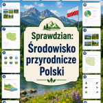 Sprawdzian z geografii PDF (klasa 7 dział 1) – Środowisko przyrodnicze Polski + odpowiedzi