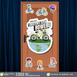 Światowy Dzień Roweru – dekoracja na drzwi (PDF do druku) (3)