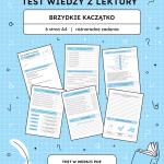 Test z lektury Brzydkie kaczątko – 6 stron A4 (PDF) sprawdzian