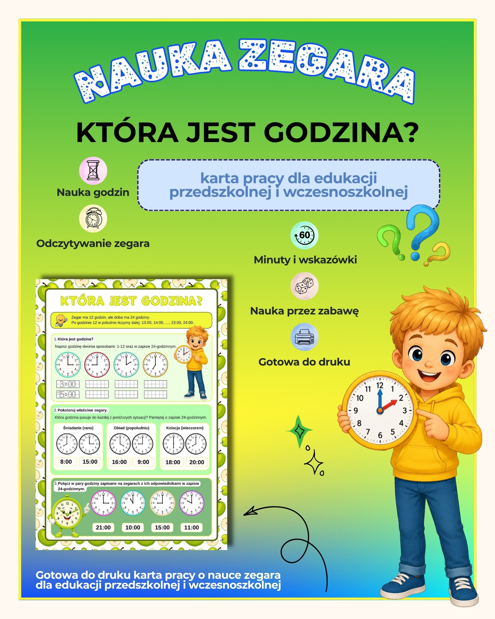 ktora-jest-godzina-karta-pracy-nauka-zegara-pdf-do-druku