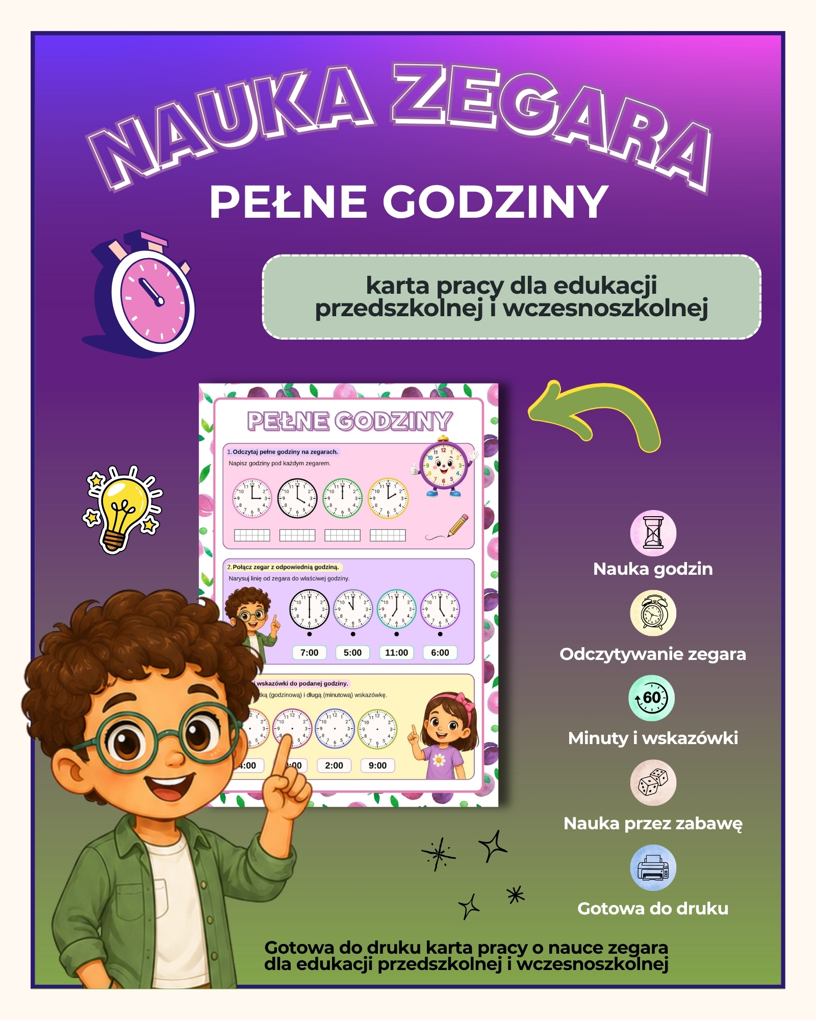 pelne-godziny-karta-pracy-nauka-zegara-pdf-do-druku