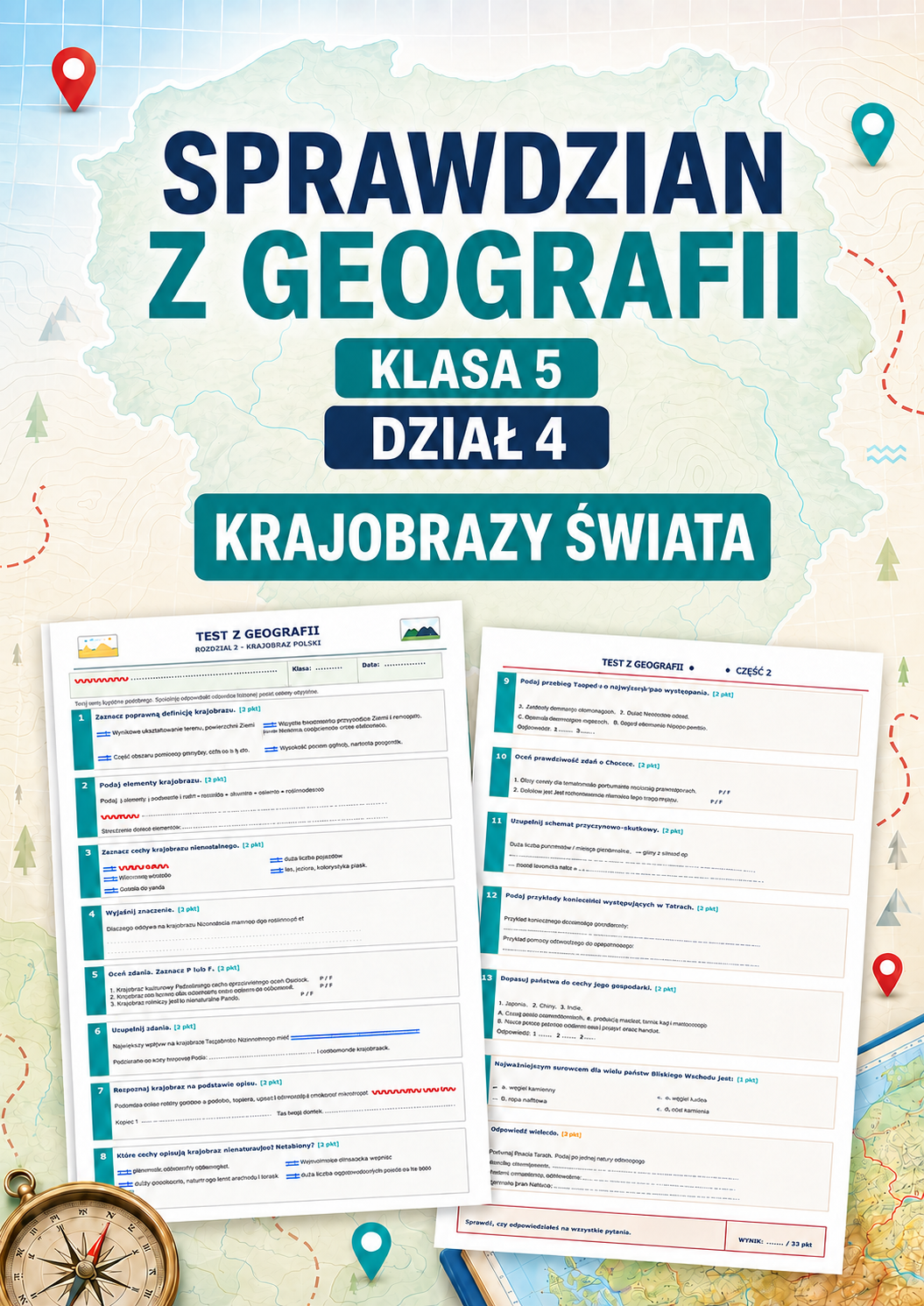 sprawdzian-z-geografii-pdf-klasa-5-dzial-4-krajobrazy-swiata-odpowiedzi