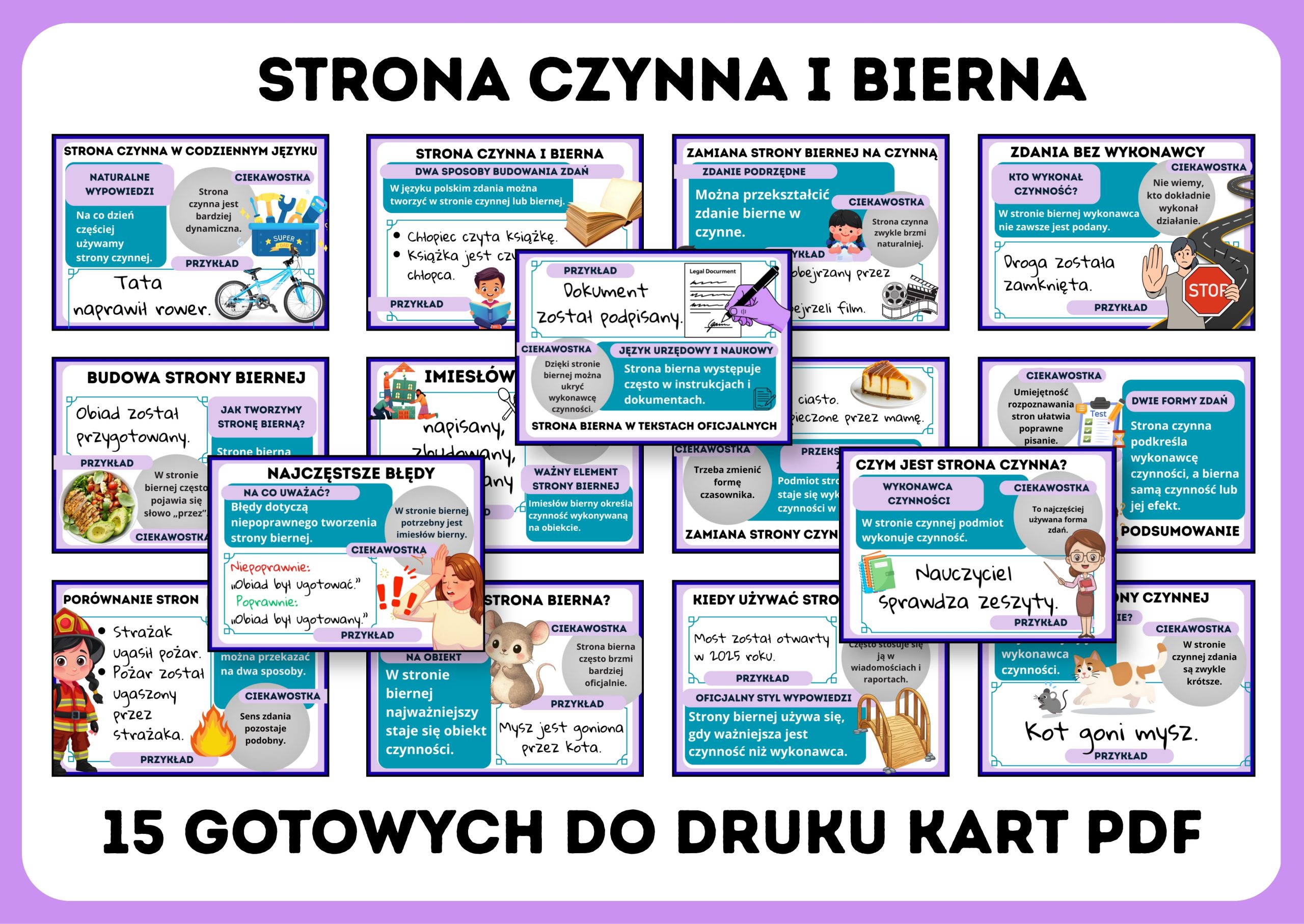 strona-czynna-i-bierna-gazetka-szkolna-prezentacja-pdf