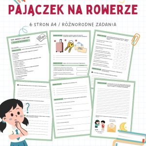 test-z-lektury-pajaczek-na-rowerze-6-stron-a4-pdf-sprawdzian