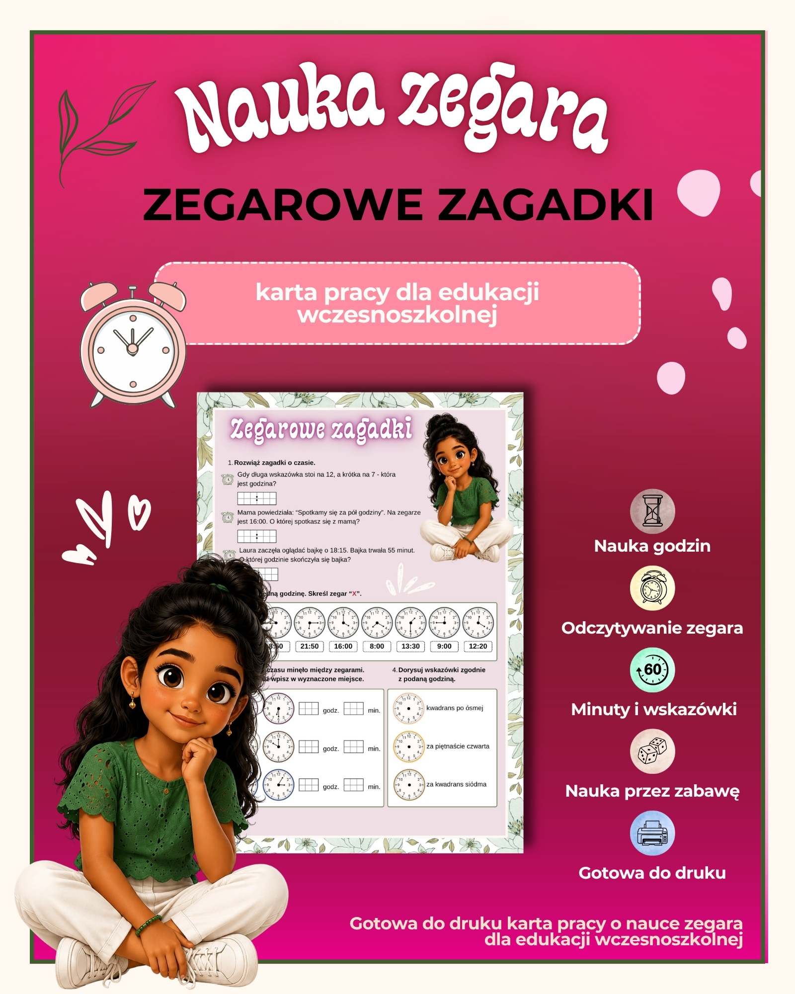 zegarowe-zagadki-karta-pracy-nauka-zegara-pdf-do-druku
