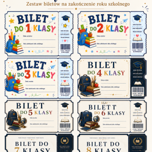 Bilet wstępu do następnej klasy - do druku PDF
