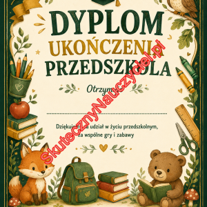Dyplom na zakończenie Przedszkola – PDF do druku (12)
