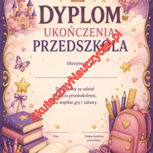 Dyplom na zakończenie Przedszkola – PDF do druku (15)