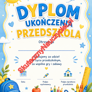 Dyplom na zakończenie Przedszkola – PDF do druku (16)