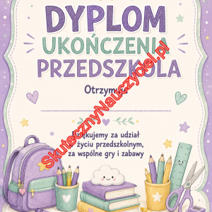 Dyplom na zakończenie Przedszkola – PDF do druku (17)
